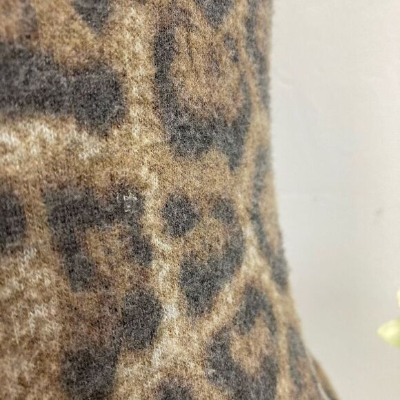 ANTISTAR dress | Leopard Print | Body Con | size small | soft fuzzy - Picture 5 of 11